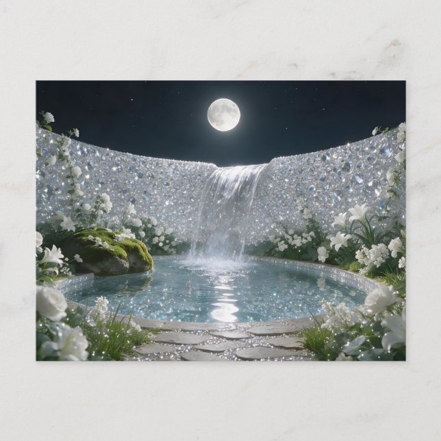 Carte Postale Cascade de Diamants d'Avril (Devant)