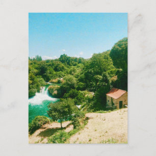 Carte Postale Cascade de Krka, Parc national de Krka, Croatie