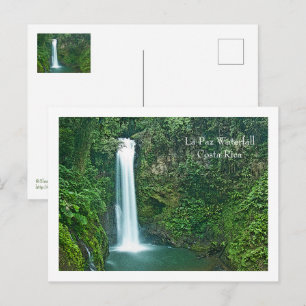 Carte Postale Cascade de La Paz, Costa Rica