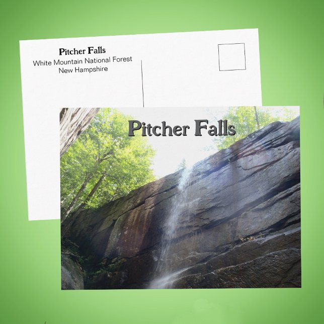 Carte Postale Cascade de Pitcher Falls White Mountains NH Photo (Créateur téléchargé)
