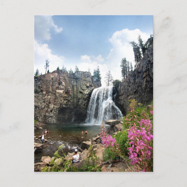 Carte Postale Cascade de Rainbow Falls - Devils Postpile - Sierr (Devant)