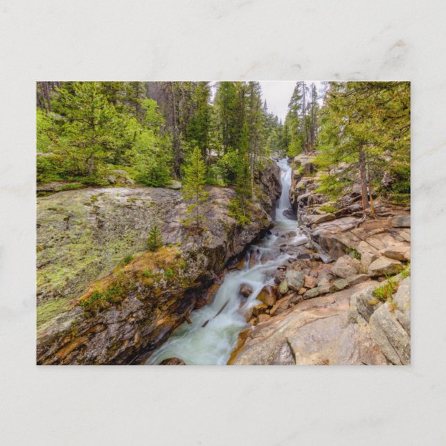 Carte Postale Cascade de rivière et chute d'eau (Devant)
