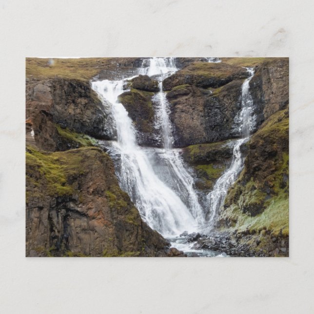 Carte Postale Cascade de Rjukandi, Islande (Devant)