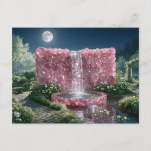 Carte Postale Cascade de Tourmaline Rose d'Octobre