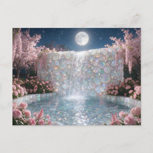 Carte Postale Cascade d'opale d'octobre (Devant)