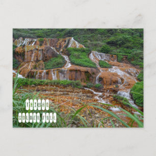 Carte Postale Cascade D'Or À Taïwan
