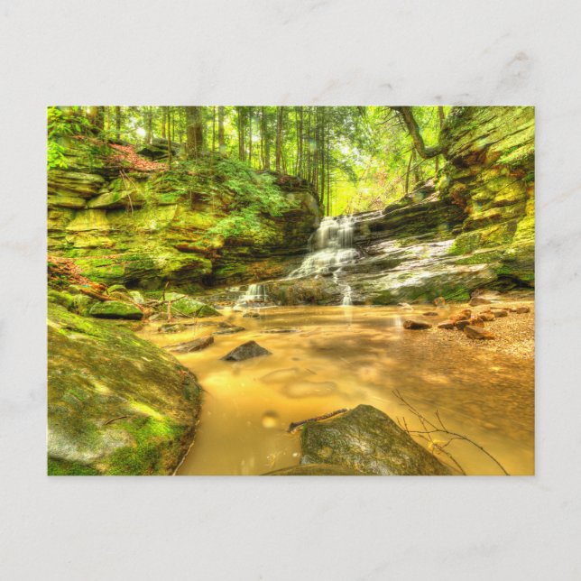 Carte Postale Cascade Honey Run, Millwood, Ohio (Devant)