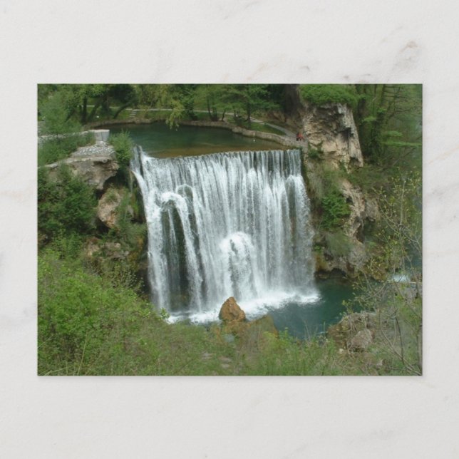 Carte Postale Cascade - Jajce (Devant)