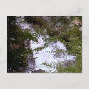 Carte Postale Cascade peinte