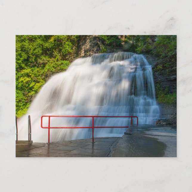 Carte Postale Cascade, Robert H Treman State Park, New York (Devant)