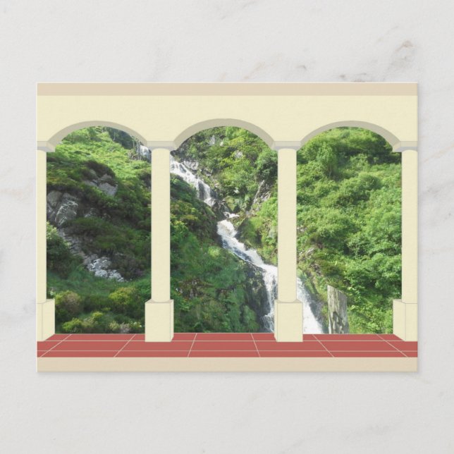 Carte Postale Cascade sous Arch (Devant)