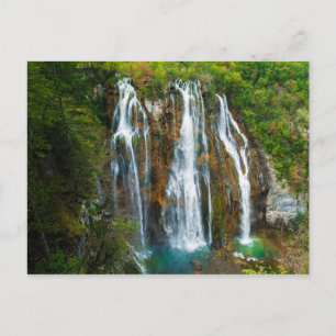 Carte Postale Cascade vue surélevée, Croatie