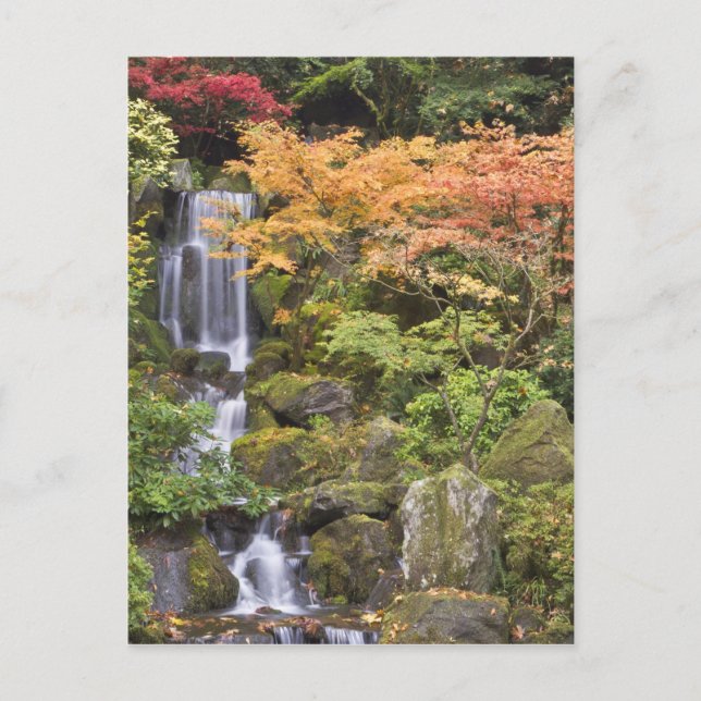 Carte Postale Cascades Célestes et couleurs d'automne (Devant)