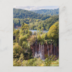 Carte Postale Cascades dans le Parc National de Plitvice - Croat