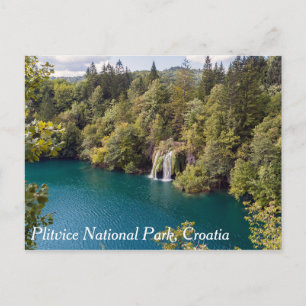 Carte Postale Cascades dans le Parc National de Plitvice - Croat