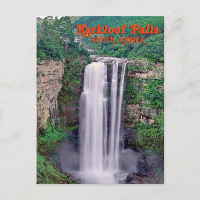 Carte Postale Cascades de Karkloof, Afrique du Sud (Devant)