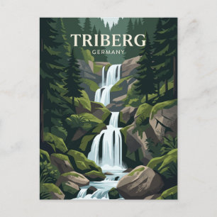 Carte Postale Cascades de Triberg Allemagne