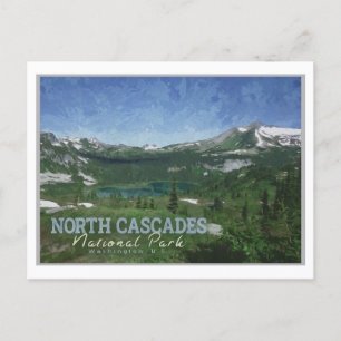 CARTE POSTALE CASCADES DU NORD - WASHINGTON