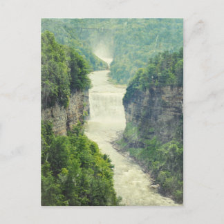 Carte Postale Cascades du parc d'état Letchworth Genesee River