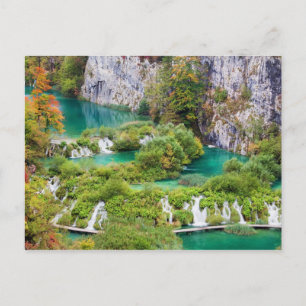 Carte Postale Cascades du parc national des Lacs-Plitvice