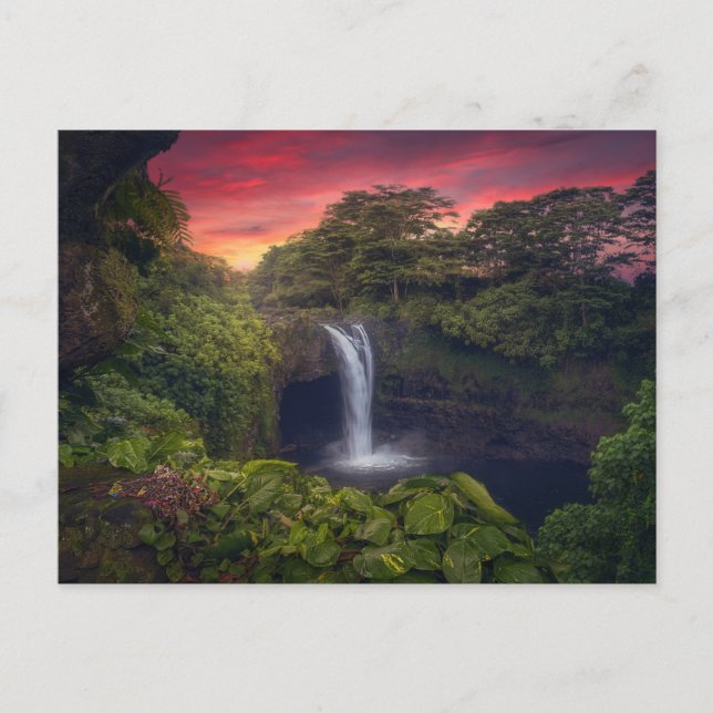 Carte Postale Cascades | Rainbow Falls, Hilo, Hawaii (Devant)