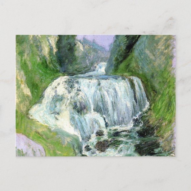 Carte Postale Cascades Waterfall (J.H. Twachtman) (Devant)
