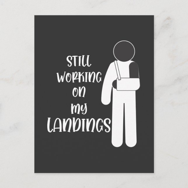 Carte Postale Cascadeur enfant rétabli bras cassé (Devant)