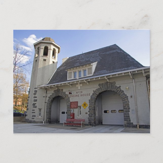 Carte Postale Caserne de pompiers numéro 19 à Washington, D.C. (Devant)