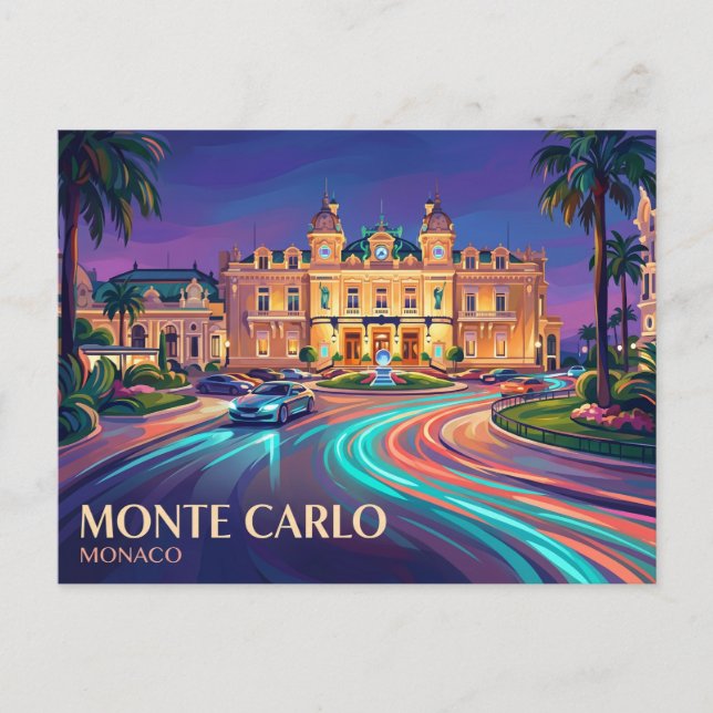 Carte Postale Casino de Monte-Carlo Monaco (Devant)