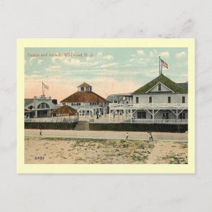 Carte Postale Casino et arcade, Wildwood, New Jersey Vintage