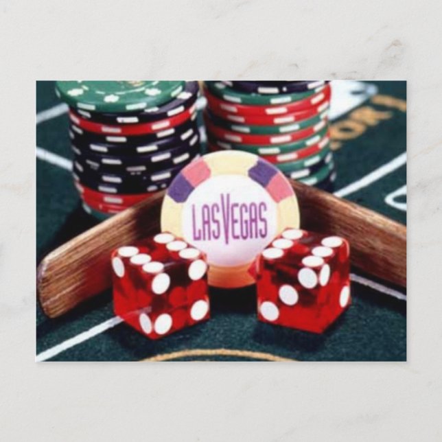 Carte Postale Casino Las Vegas (Devant)