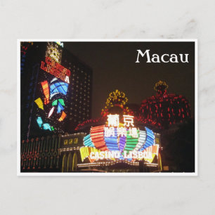 Carte Postale casino lisboa macao