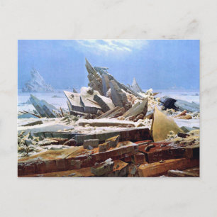 Carte Postale CASPAR DAVID FRIEDRICH - La mer de glace 1824