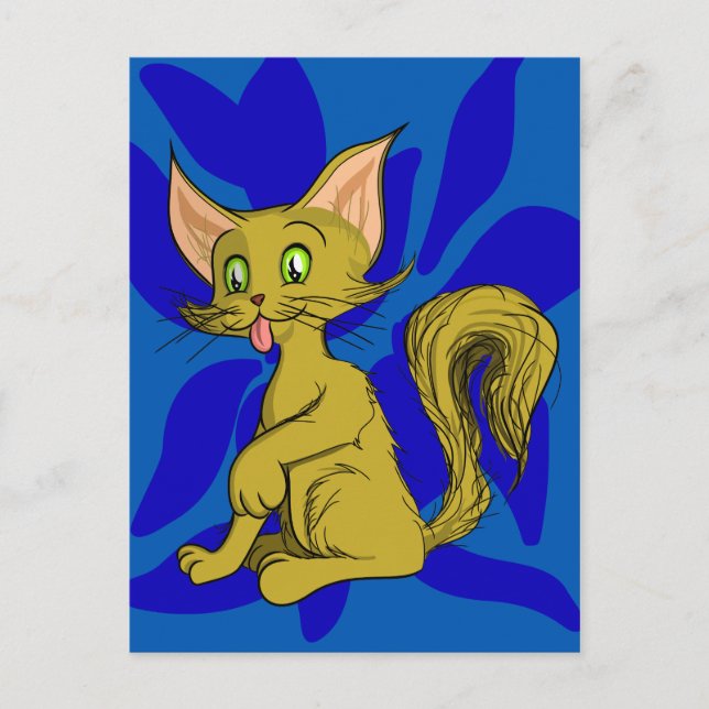 Carte Postale Casper Cat (Devant)