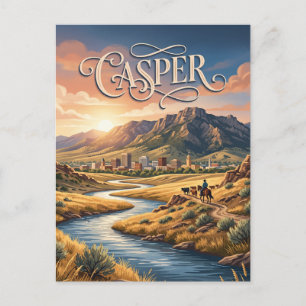 Carte Postale Casper, Wyoming