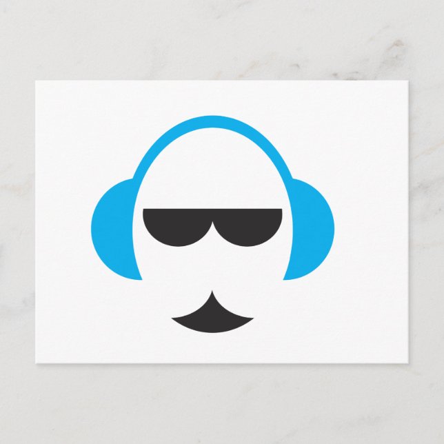 Carte postale Casque bleu (Devant)