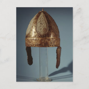 Carte Postale Casque de combat européen, c.500