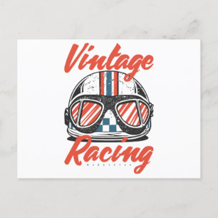 Carte Postale Casque de course