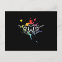 Casque de Paintball Joueur de Paintball Marqueur C