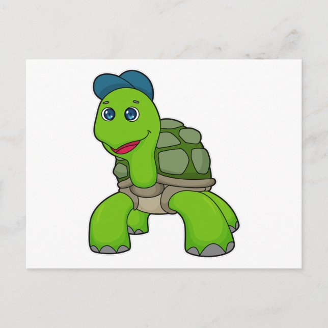 Carte Postale Casque de tortue (Devant)