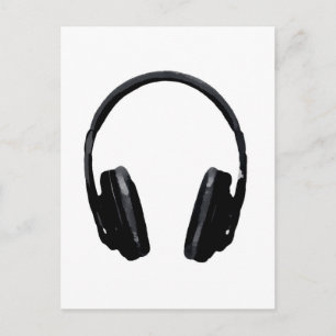 Carte Postale Casque Pop Art