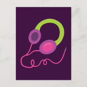 Carte Postale Casques Neon