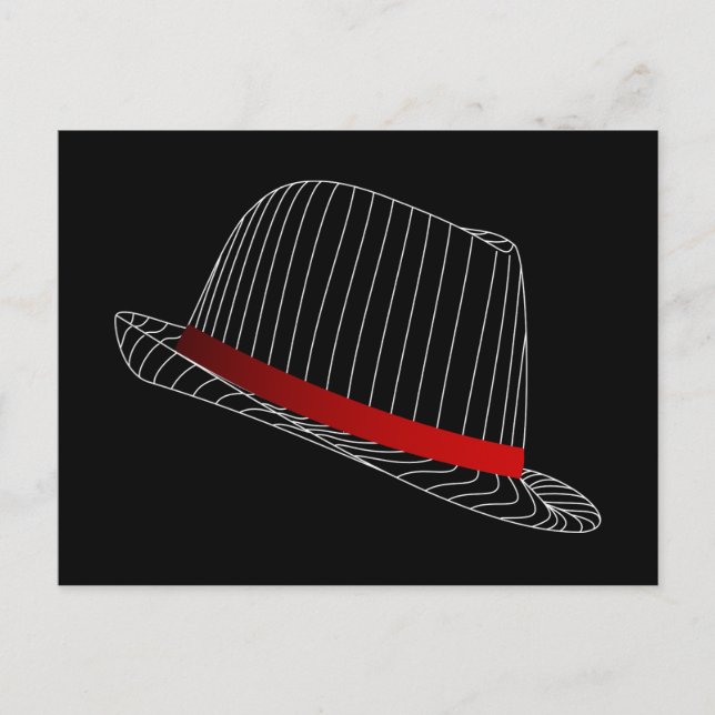 Carte Postale casquette-158569 GANGSTER STYLE CASQUETTE MODE NOI (Devant)