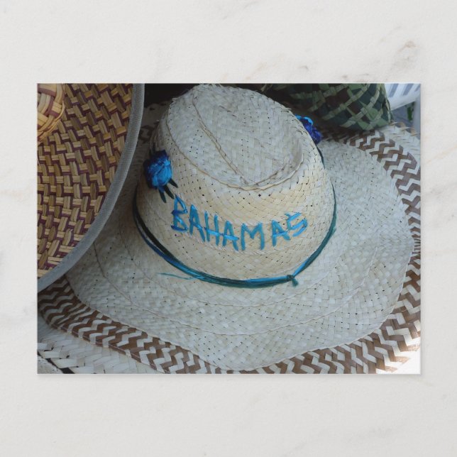 Carte Postale casquette bahamas (Devant)