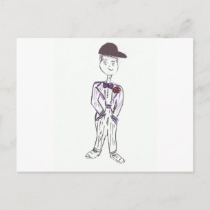 Carte Postale Casquette de baseball noir
