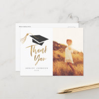 Casquette de diplôme et Tassel Gold Foil Photo car