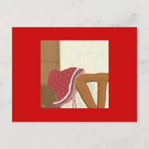 Carte Postale Casquette de fraises