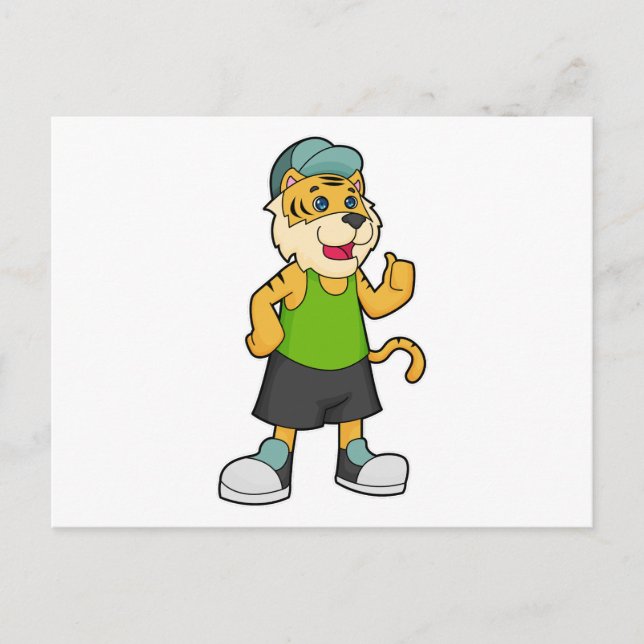 Carte Postale Casquette de tigre (Devant)