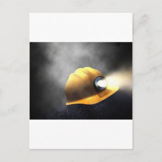 Carte Postale casquette des mineurs de charbon