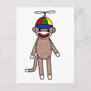 Carte Postale Casquette d'hélice de singe de réserve